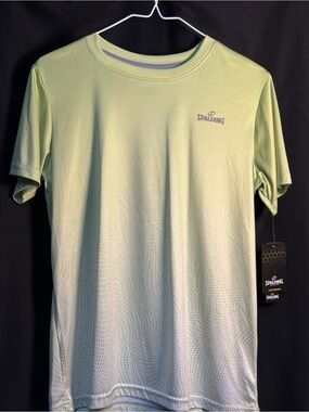 Spalding Boy’s Light Green Performance Tee